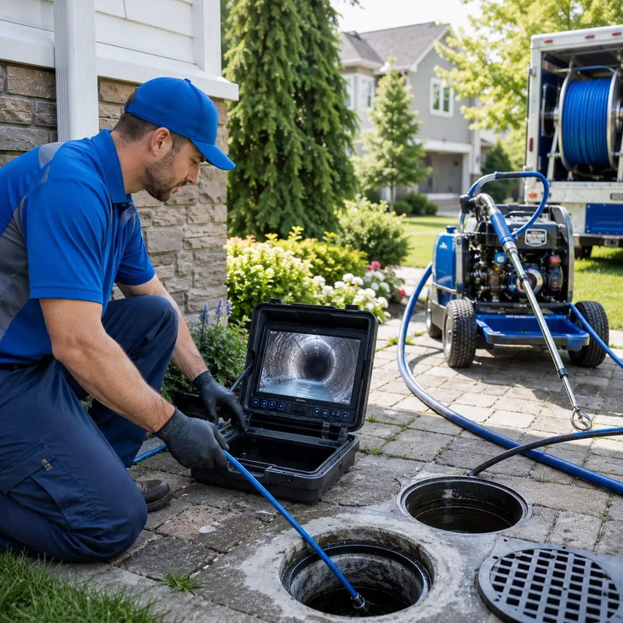 Outdoor drain cleaning professionals serving Brookston, TX